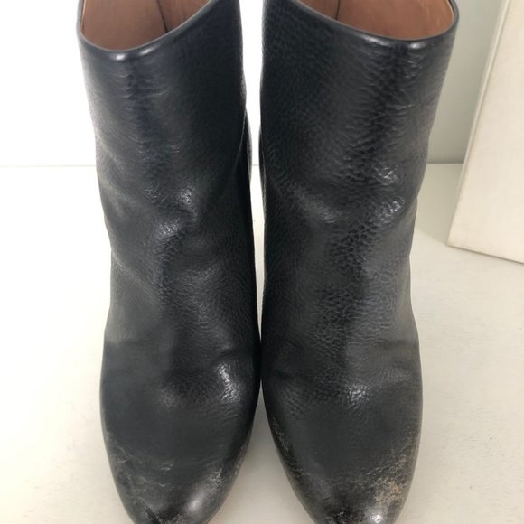 Maison MARGIELA Leather Platform Ankle Booties 35 - Picture 4 of 8